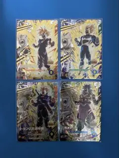 ドラゴンボールスーパーダイバーズ 5弾 PUR4種 まとめ売り おまけ付き