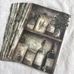 コラージュ　ビンテージ　ペーパー　セット　まとめ　素材　日記　紙もの　おすそ分け