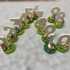 ヴィンテージ イタリア SEVI セヴィ社 　数字　　木製人形　13体セット