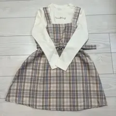 チェック柄 ワンピース 150