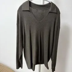 UNIQLO ユニクロ ニット セーター トップス ブラウン 長袖