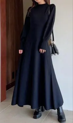 resexxy ロングフレアニットワンピース