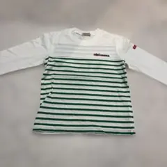 miki house ミキハウスストライプ長袖カットソー　ロンT
