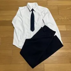 【UNIQLO】140cm フォーマルセット シャツ・パンツ・ネクタイ