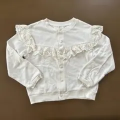 H&M レースフリル カーディガン 120cm