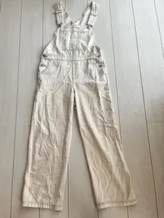 Lovetoxic アイボリー オーバーオール M