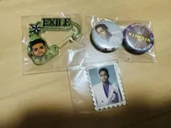 EXILE THE REASON ガチャ　ネスミス ステッカー　缶バッチ