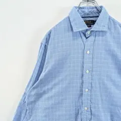 古着 POLO RALPH LAUREN 長袖 コットンシャツ チェック L