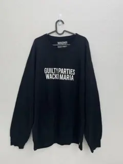 新品タグ付き 正規品 WACKO MARIA ロゴ スウェット XL 黒 - メルカリ