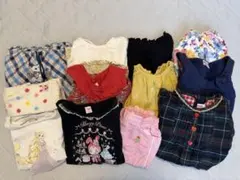 多色キャラクターTシャツとショートパンツセット