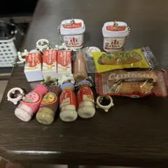 食品ミニチュアカプセルトイセット