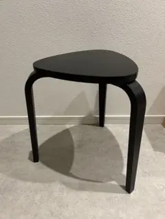 【廃盤　入手困難】IKEA イケアKYRRE シルレ スツール　ブラック　北欧のサムネイル