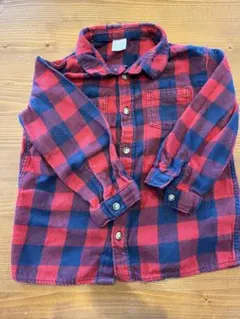 H&M チェックシャツ　90センチ相当