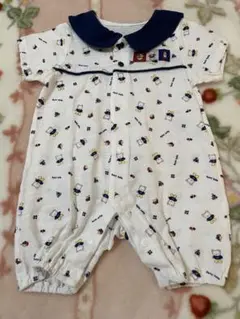 襟付きロンパース