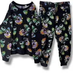 H&M カートゥーンネットワーク リック・アンド・モーティ 総柄スウェット上下