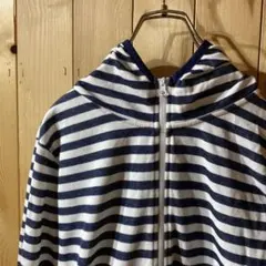 ss4939 Columbia コロンビア パーカー ボーダー 白 紺 L