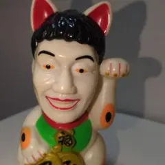たけし招き猫風 フィギュア 貯金箱 - メルカリ
