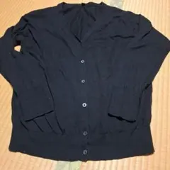 ユニクロ　ブラックカーディガン 長袖 　XLサイズ