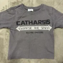 LAGUA GEM 半袖 ニット Tシャツ グレーのサムネイル