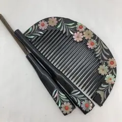 032209木製　本漆　螺鈿　花尽くし　櫛笄　かんざし　簪