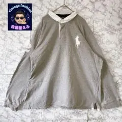 【90s】polo by Ralph Lauren 長袖ラガーシャツ ポニー刺繍