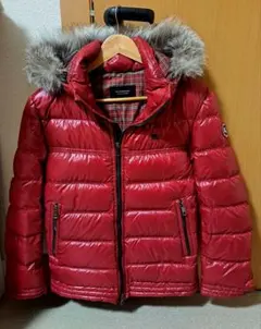 【極美品】バーバリー ブラックレーベル クレストブリッジ ダッフルコート 赤 極美品】バーバリー ブラックレーベル クレストブリッジ