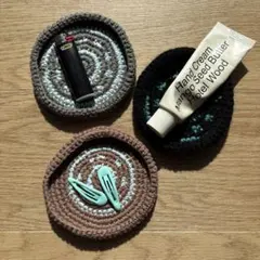 小物コースター　ハンドメイド