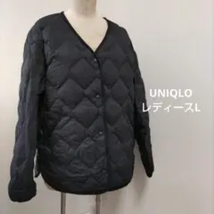 UNIQLO 퀼팅 재킷 블랙 여성 L 772