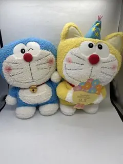 ドラえもん＆元祖ドラえもん ハッピーバースデー BIGぬいぐるみ 2体セット