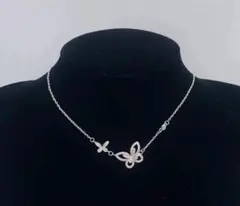 シルバー925 蝶モチーフ ネックレス