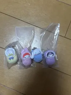 サンリオ　おくるみベイビーマスコット3 4点セット