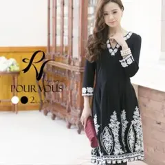 POURVOUSプールヴー♡結婚式/パーティ/令嬢/お呼ばれドレスワンピース♡