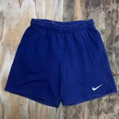 90s NIKE スウェットハーフパンツ 白タグ ネイビー vintage