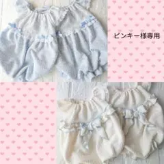 犬服ハンドメイド・切り替えバルーンワンピ