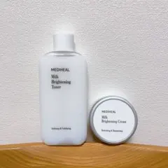 【新品】MEDIHEAL メディヒール ミルクブライトニング トナー クリームのサムネイル