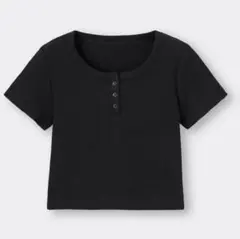 GUショート丈Tシャツ