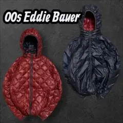 00s Eddie Bauer リバーシブル キルティング ダウンジャケット
