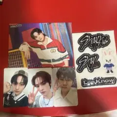 スキズ　リノ　トレカ　ステッカー　ラントレ