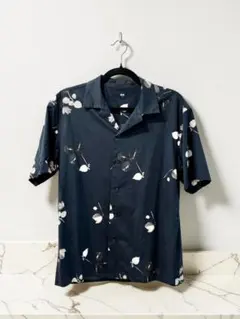 UNIQLO ユニクロ プリントオープンカラーシャツ 半袖 Sのサムネイル