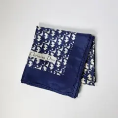 極美品 ディオール dior トロッター オブリーク シルク スカーフ