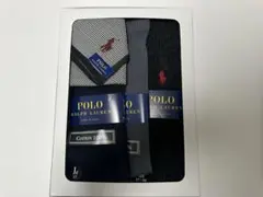POLO Ralph Lauren リブソックス 3足セット27cm +ハンカチ