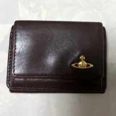人気 ヴィヴィアンウエストウッド 三つ折り財布 がま口 オーブ ダーク