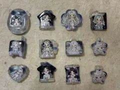 カスタムボールペン対応ビーズ 資材 チャーム 浮き彫りビーズ 夜光