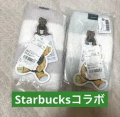 新品⭐︎ジェラートピケ×スターバックスコラボソックス ミントグリーン&ピンクセットのサムネイル