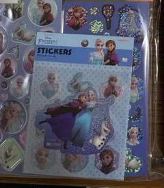 しまむら　シール帳セット　アナと雪の女王