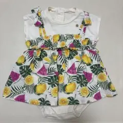アプレレクール　フルーツ柄ロンパース 70サイズ
