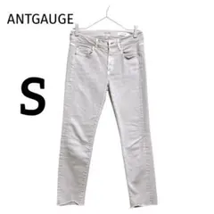 Antgauge アントゲージ ストレッチスリムパンツ グレー S 裾デザインのサムネイル