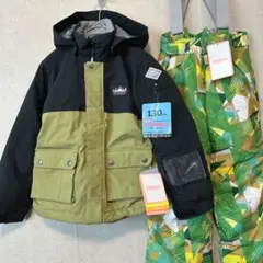 【未使用】 オンヨネ RESEEDA キッズ スキーウェア 130㎝ セパレート