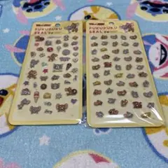 ぷくぷくシール PUKUPUKU SEAL トムとジェリー 2枚セット
