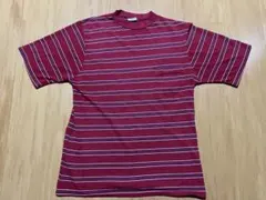 J.C. Penney 70s ボーダーt ポケット付き 赤のサムネイル
